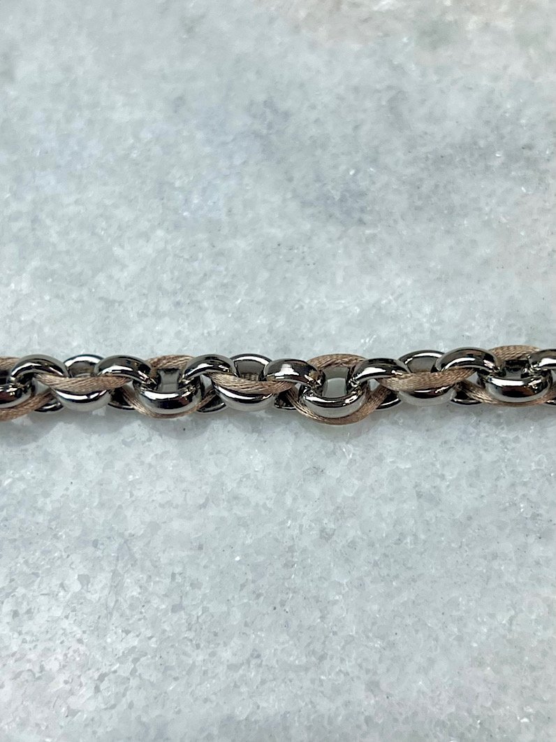 Pulseira Naomi Elo Português de Fio Prata