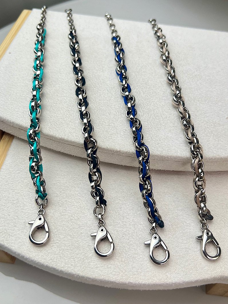 Pulseira Naomi Elo Português de Fio Prata